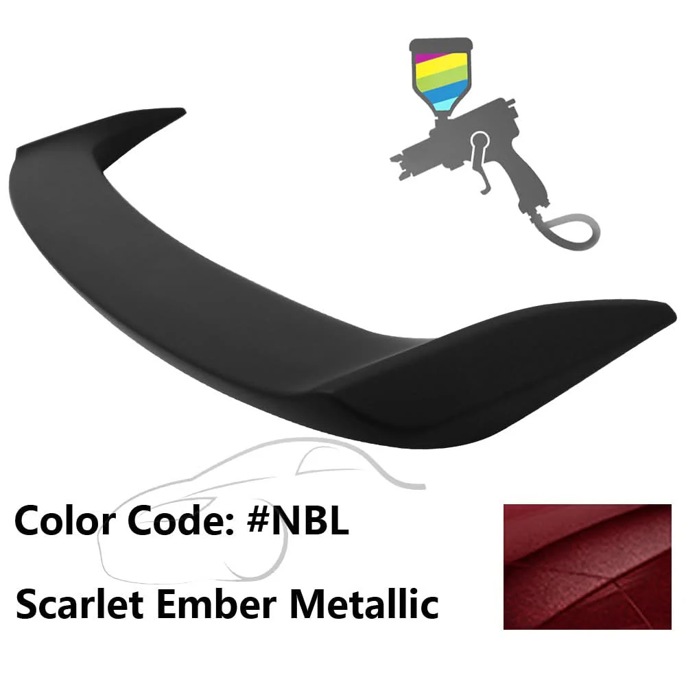 2013-2019 Nissan Sentra 4Dr Sedan Painted Trunk Spoiler ABS - Image 29