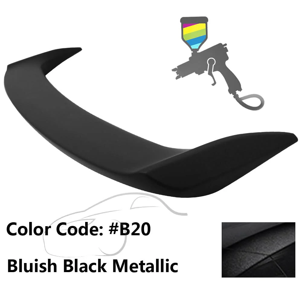 2013-2019 Nissan Sentra 4Dr Sedan Painted Trunk Spoiler ABS - Image 30