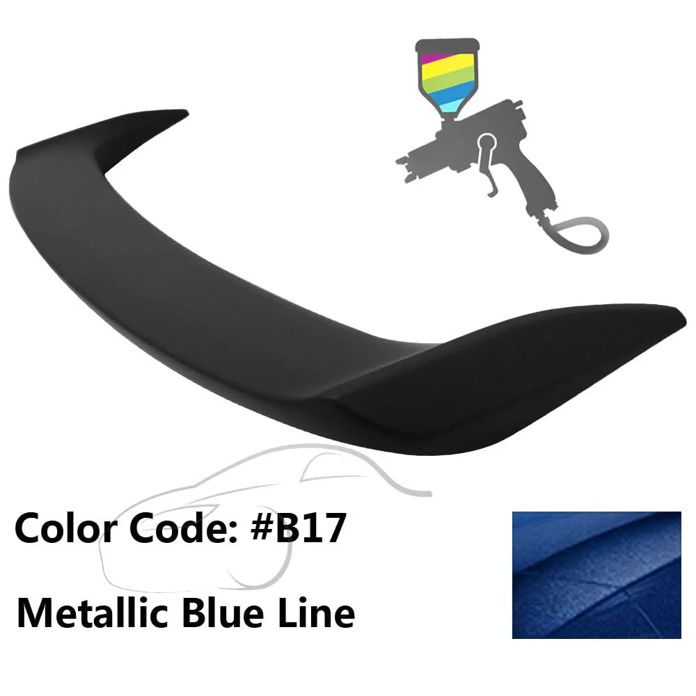 2013-2019 Nissan Sentra 4Dr Sedan Painted Trunk Spoiler ABS - Image 5