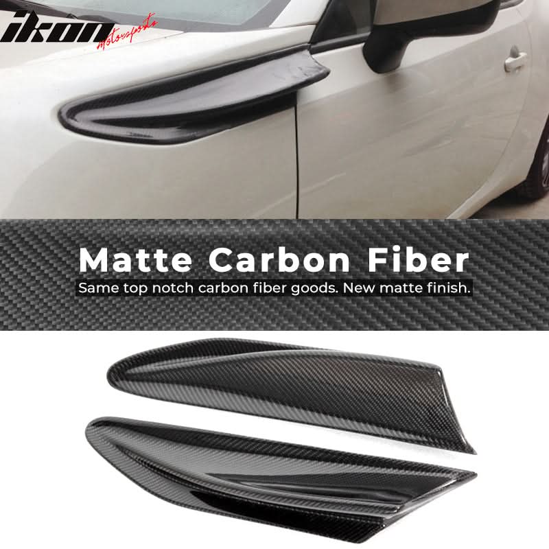 2013-2020 Scion FR-S Subaru BRZ Toyota 86 Side Fender Fin Carbon Fiber - Image 6