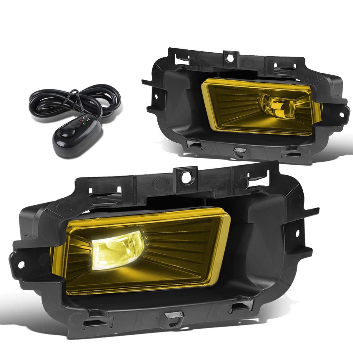 2014-2015 Chevrolet Silverado 1500 High Powered LED Fog Lights with Switch - Image 2