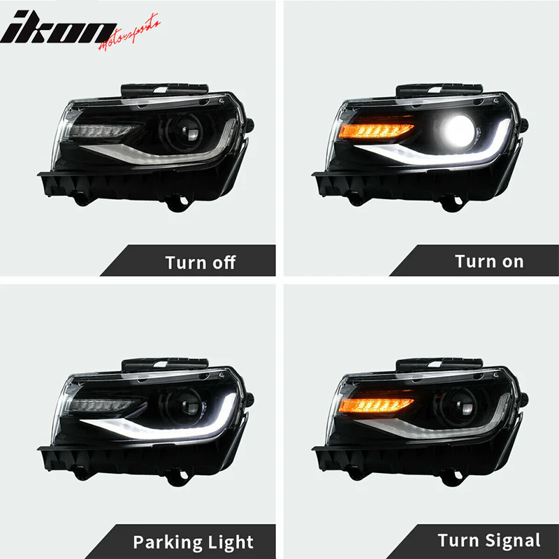 2014-2015 Chevy Camaro 1LE Style Front Bumper Cover w/ Headlights - Image 9
