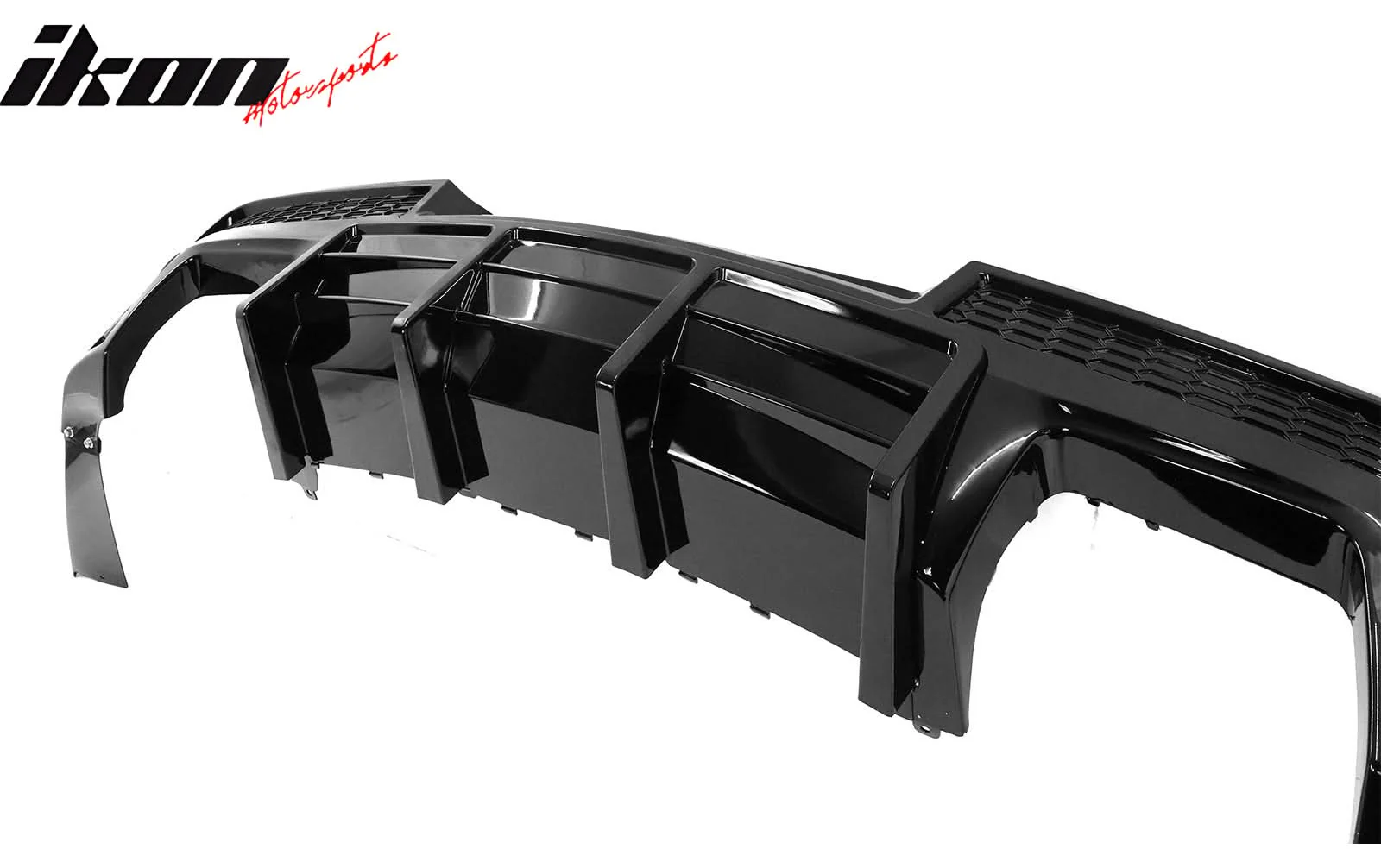 2014-2015 Chevy Camaro Black Rear Diffuser + Quad Exhaust Tips - Image 14