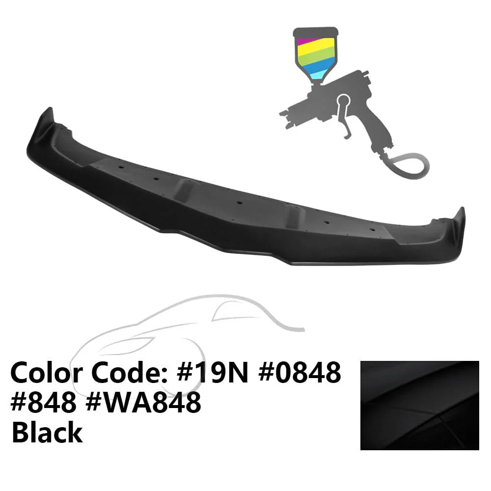 2014-2015 Chevy Camaro SS Ikon Style Front Bumper Lip Painted PP - Image 4
