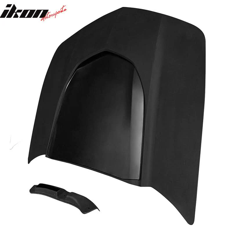 2014-2015 Chevy Camaro ZL1 Style Front Bumper Cover PP + Hood Cover - Image 8