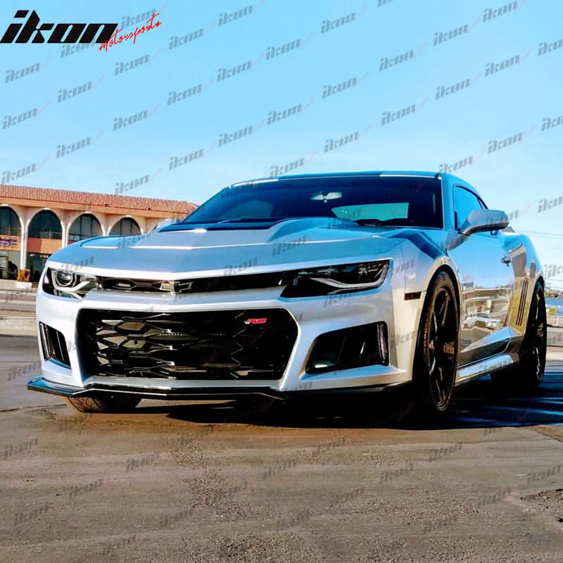 2014-2015 Chevy Camaro ZL1 Style Front Bumper w/ Signal Fog Lights - Image 2