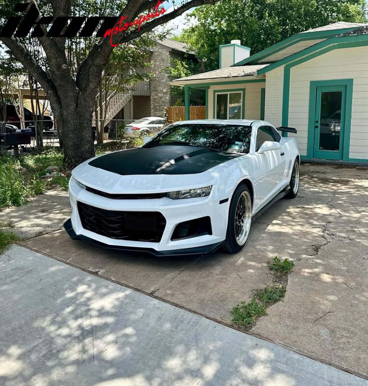 2014-2015 Chevy Camaro ZL1 Style Unpainted Black Front Bumper Cover PP - Image 10