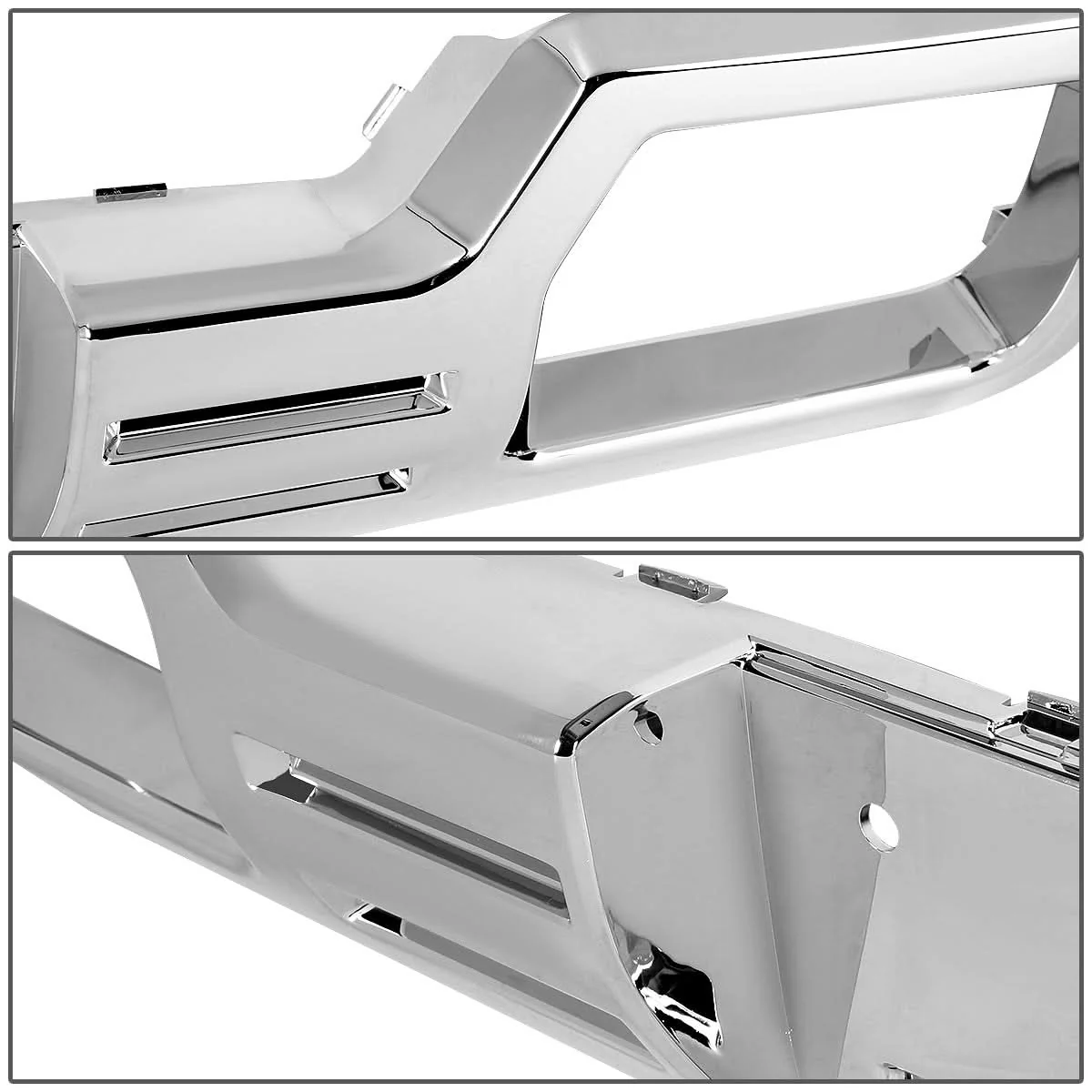 2014-2015 GMC Sierra 1500 Denali Style Front Lower Grille - Chrome - Image 4