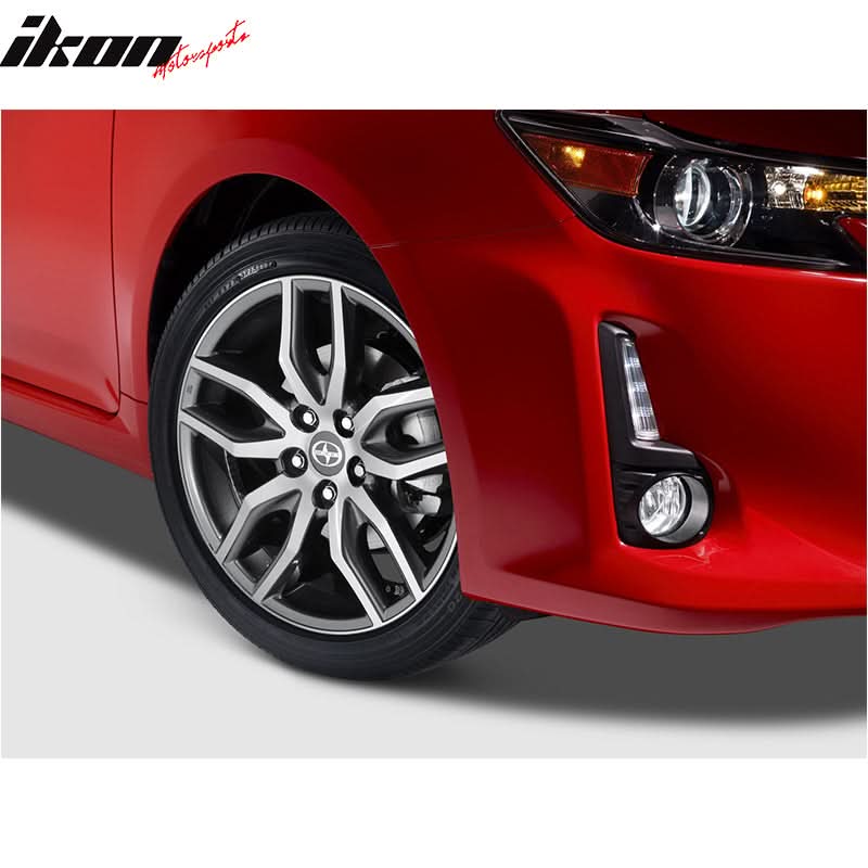2014-2015 Scion tC Front Bumper Clear Fog Lights Lamps Left Right - Image 2