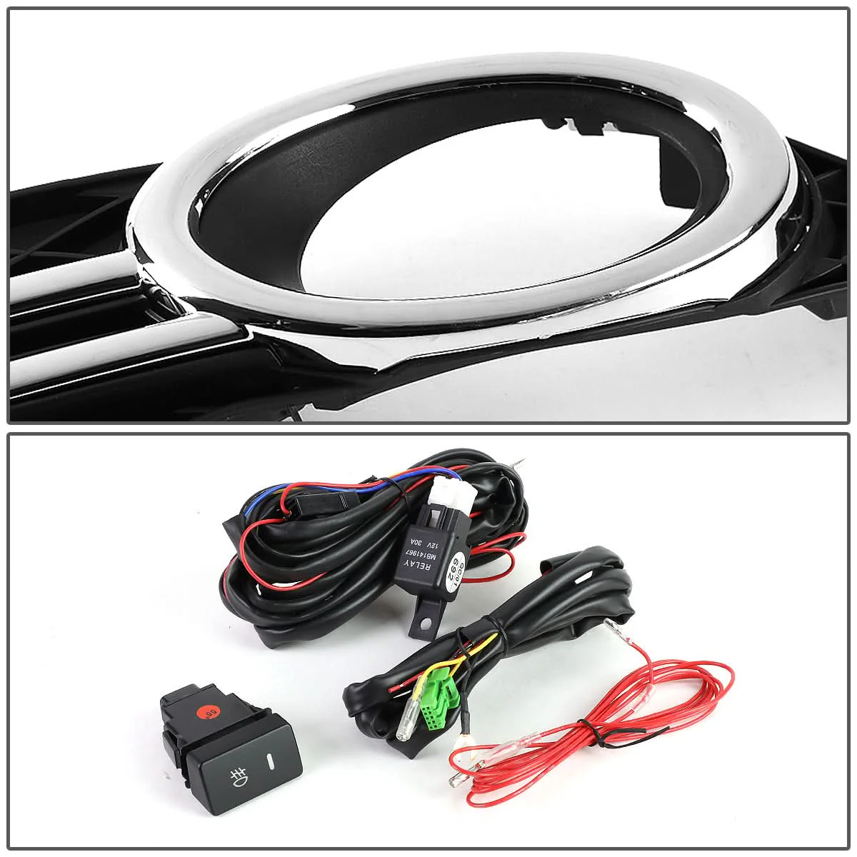 2014-2016 Honda Odyssey Fog Lights with Switch & Bezel Chrome - Image 6