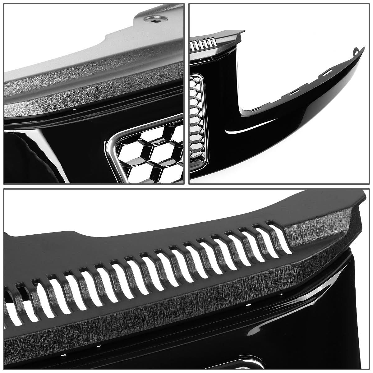 2014-2016 Jeep Grand Cherokee Honeycomb Mesh Grille - Black - Image 4