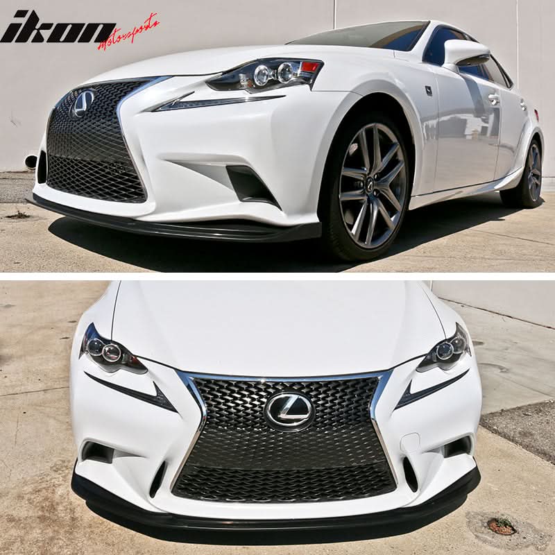 2014-2016 Lexus IS250 IS300 IS350 F Sport Front Lip Spoiler - Image 6