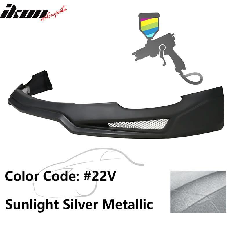 2014-2016 Mazda 3 V3 Style Painted Front Bumper Lip Spoiler PP - Image 4