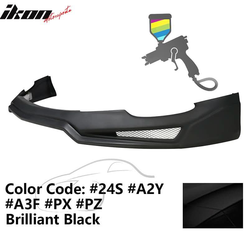 2014-2016 Mazda 3 V3 Style Painted Front Bumper Lip Spoiler PP - Image 5
