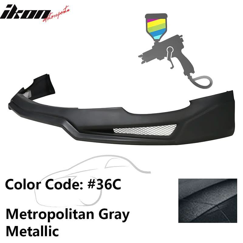 2014-2016 Mazda 3 V3 Style Painted Front Bumper Lip Spoiler PP - Image 8