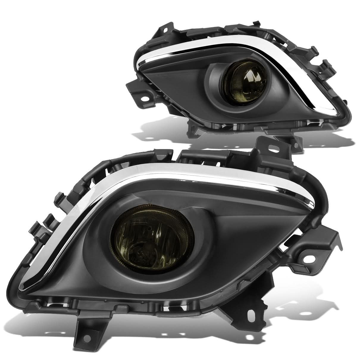 2014-2016 Mazda 6 Fog Lights with Switch & Chrome Trim - Smoke - Image 2