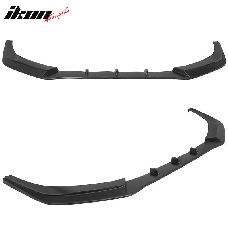 2014-2016 Scion TC Unpainted Black Front Bumper Lip Front Winglets PU - Image 6