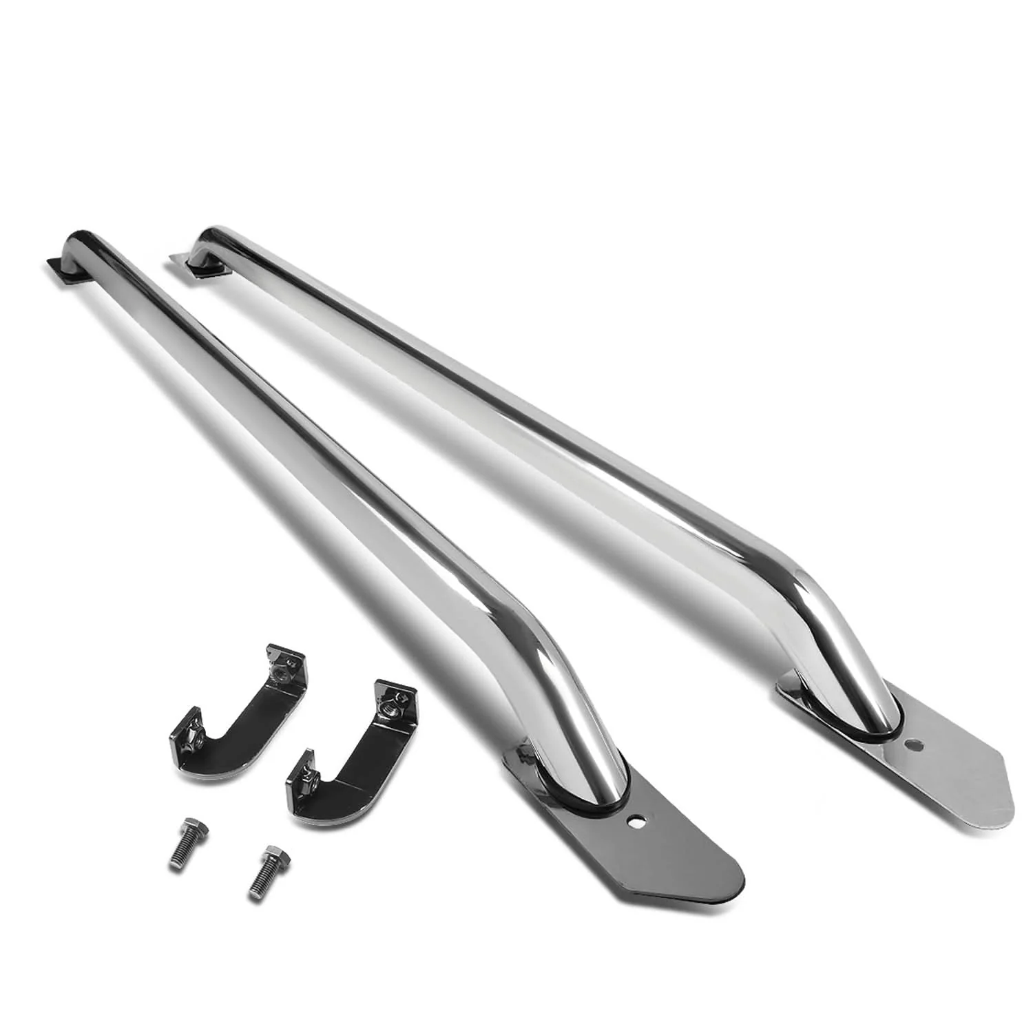 2014-2017 Chevrolet Silverado GMC Sierra 6.5FT Bed Rails Chrome - Image 2
