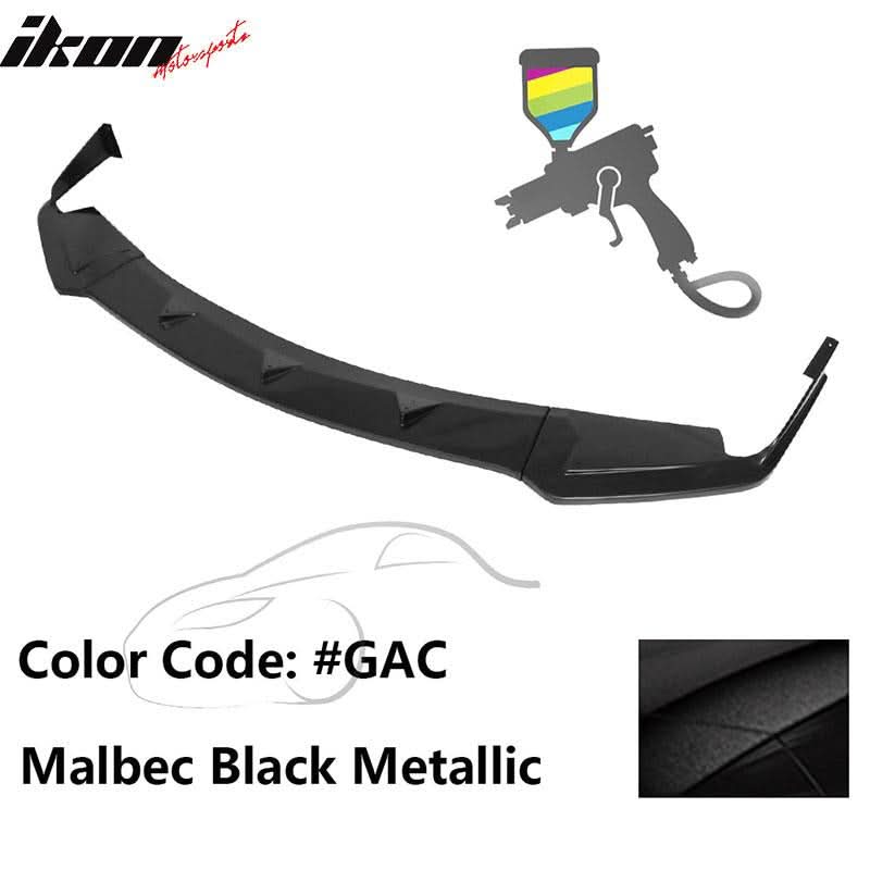 2014-2017 Infiniti Q50 Q50S Sport Model Painted Front Bumper Lip ABS - Image 8