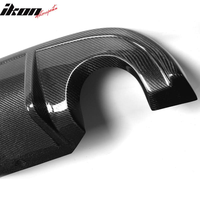 2014-2017 Infiniti Q50 V37 S Style Rear Bumper Diffuser Carbon Fiber - Image 3