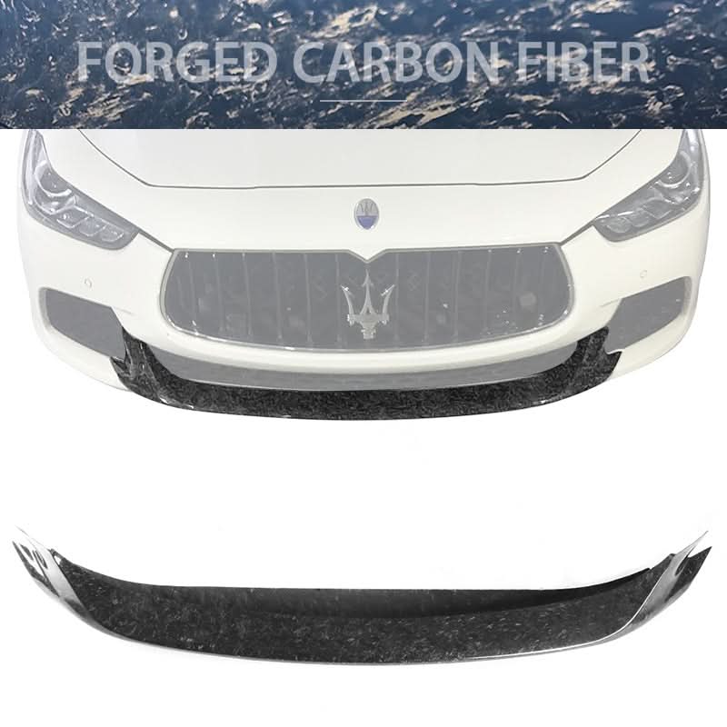 2014-2017 Maserati Ghibli M156 JC Front Bumper Lip Forged Carbon Fiber - Image 7