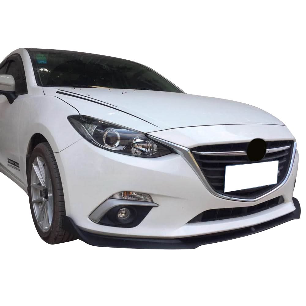 2014-2017 Mazda 3 V2 Style Front Bumper Lip PP - Image 2