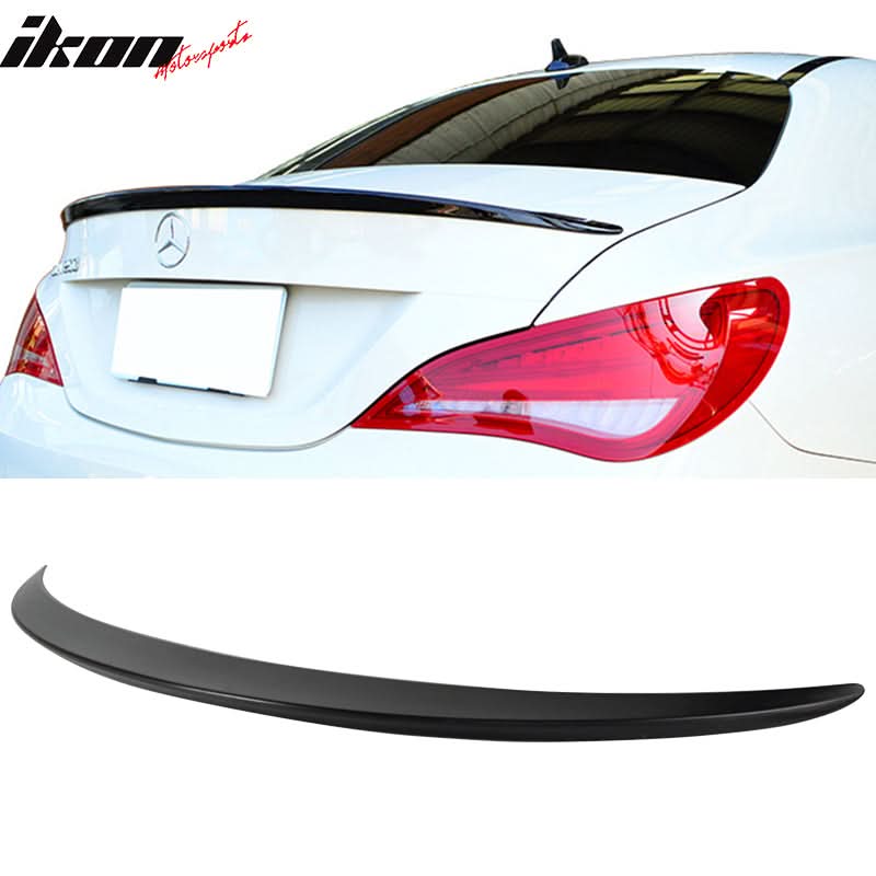 2014-2018 Mercedes-Benz CLA W117 AMG Style Trunk Spoiler Wing ABS - Image 6