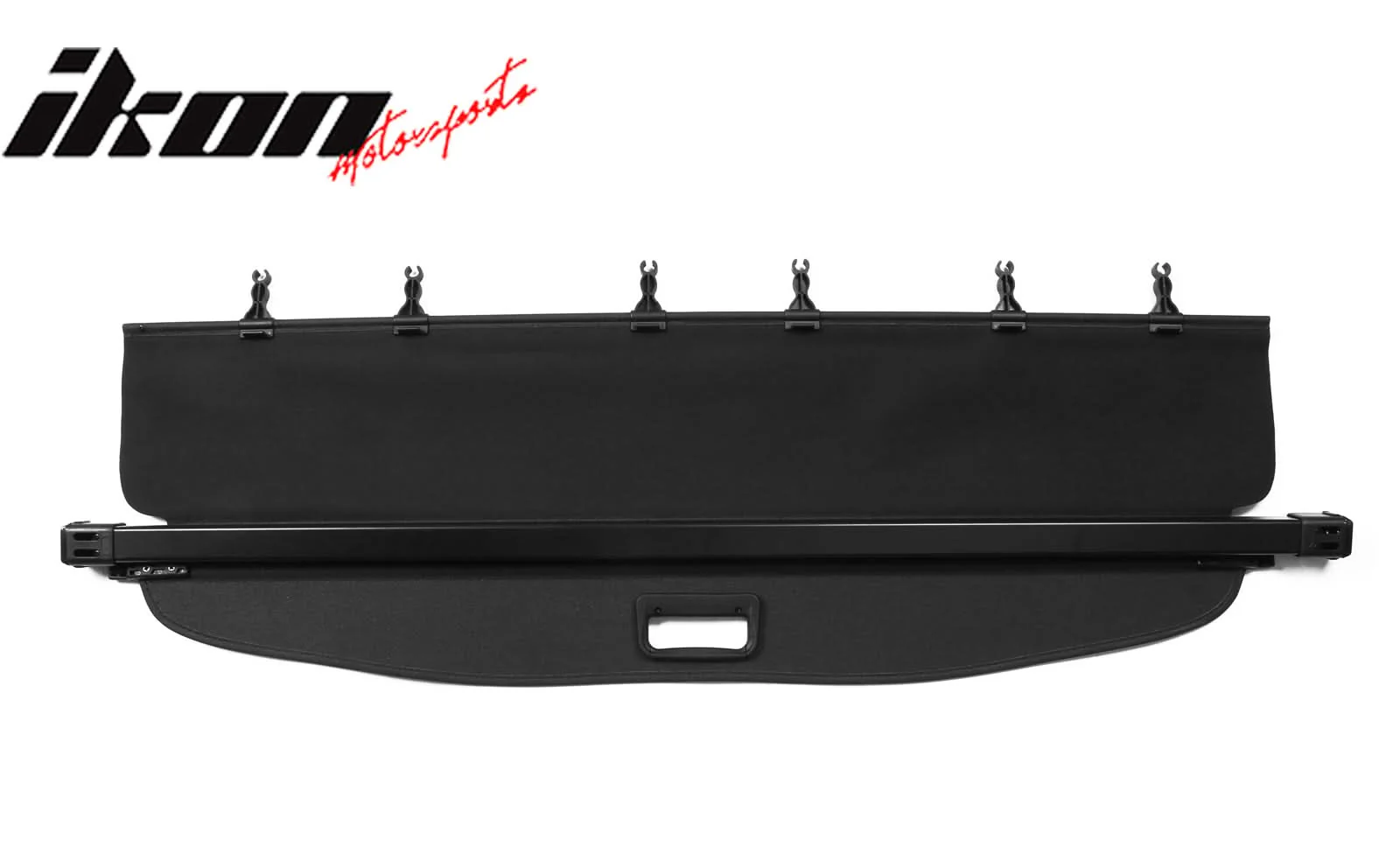 2014-2018 Subaru Forester 4DR Black Rear Cargo Cover PVC Aluminum Rod - Image 4