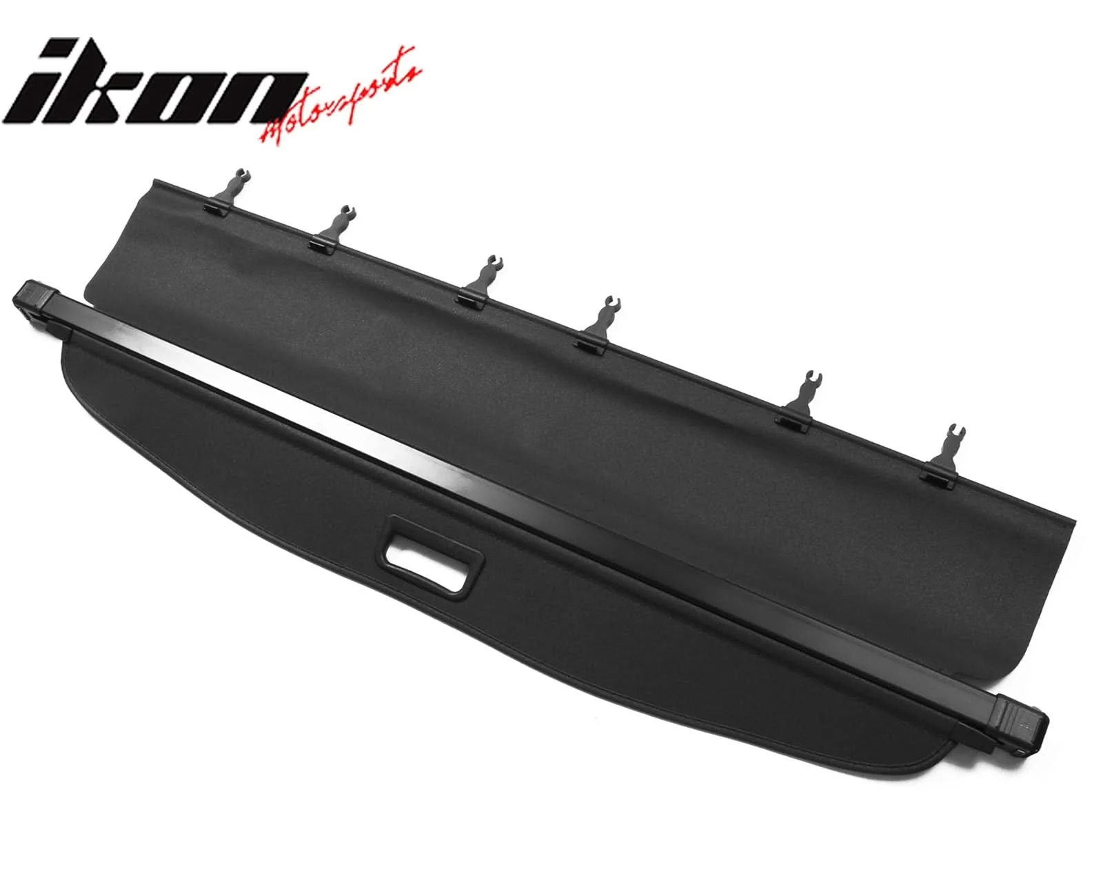 2014-2018 Subaru Forester 4DR Black Rear Cargo Cover PVC Aluminum Rod - Image 5