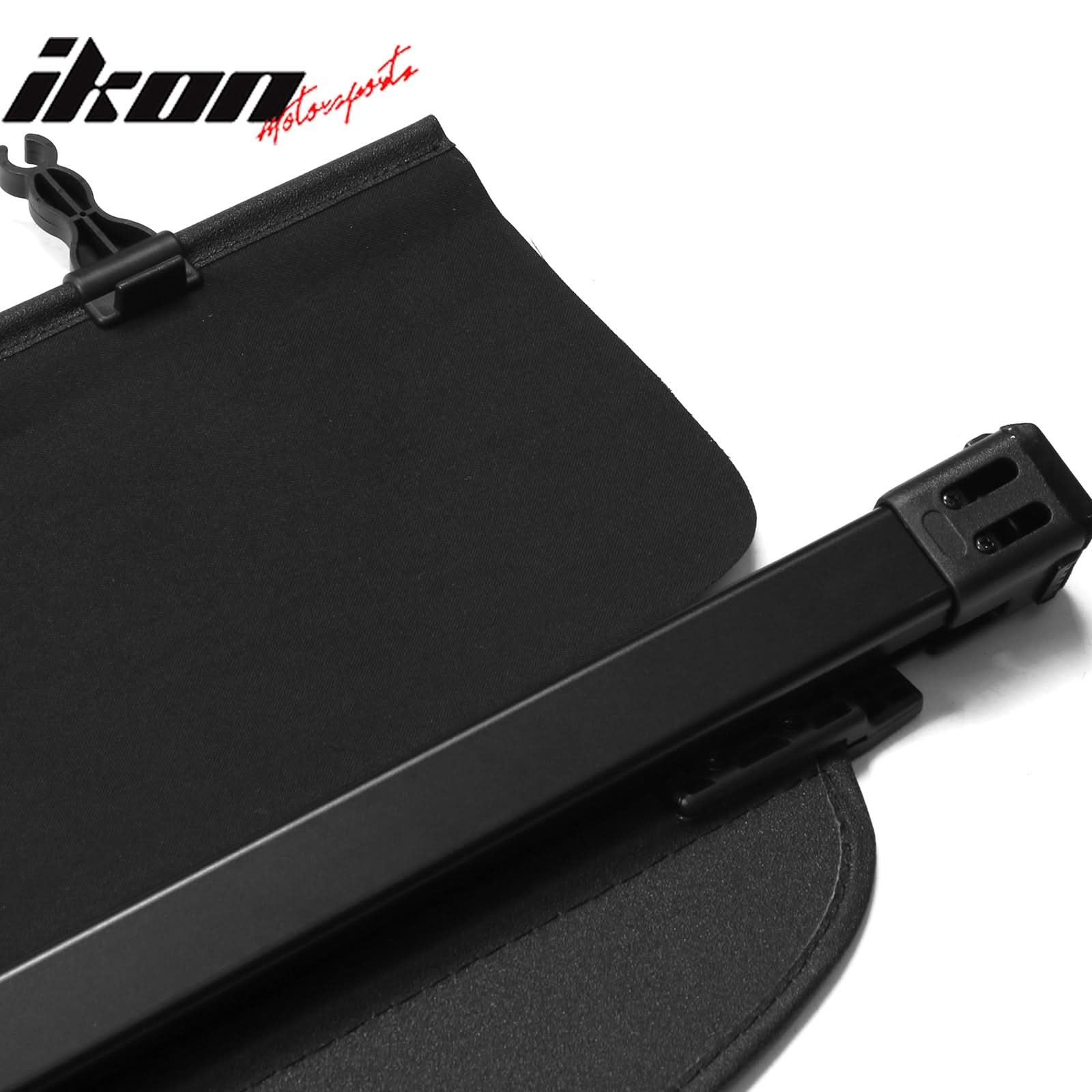 2014-2018 Subaru Forester 4DR Black Rear Cargo Cover PVC Aluminum Rod - Image 6