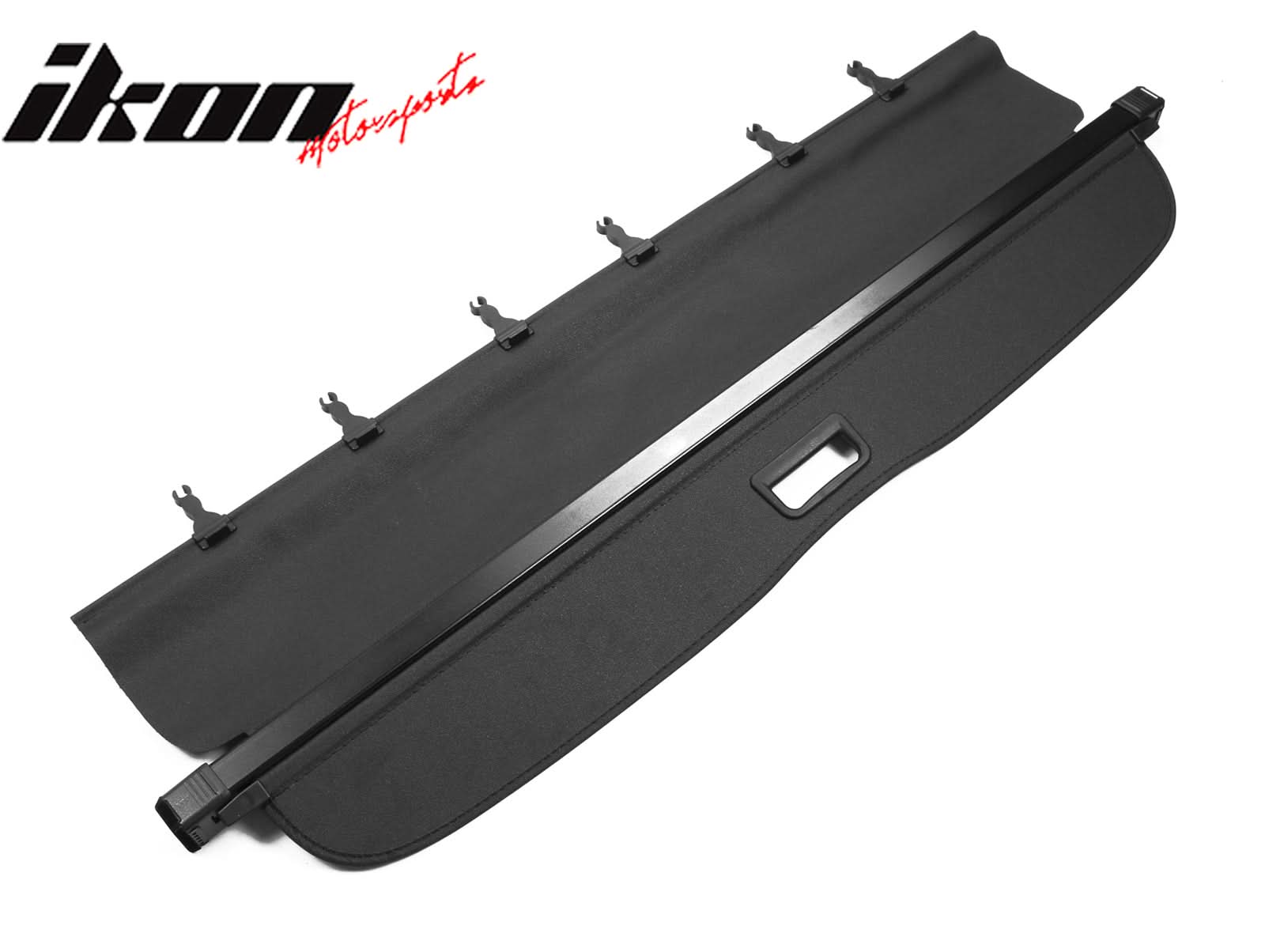 2014-2018 Subaru Forester Manual Black Cargo Cover PVC Aluminum Rod - Image 3