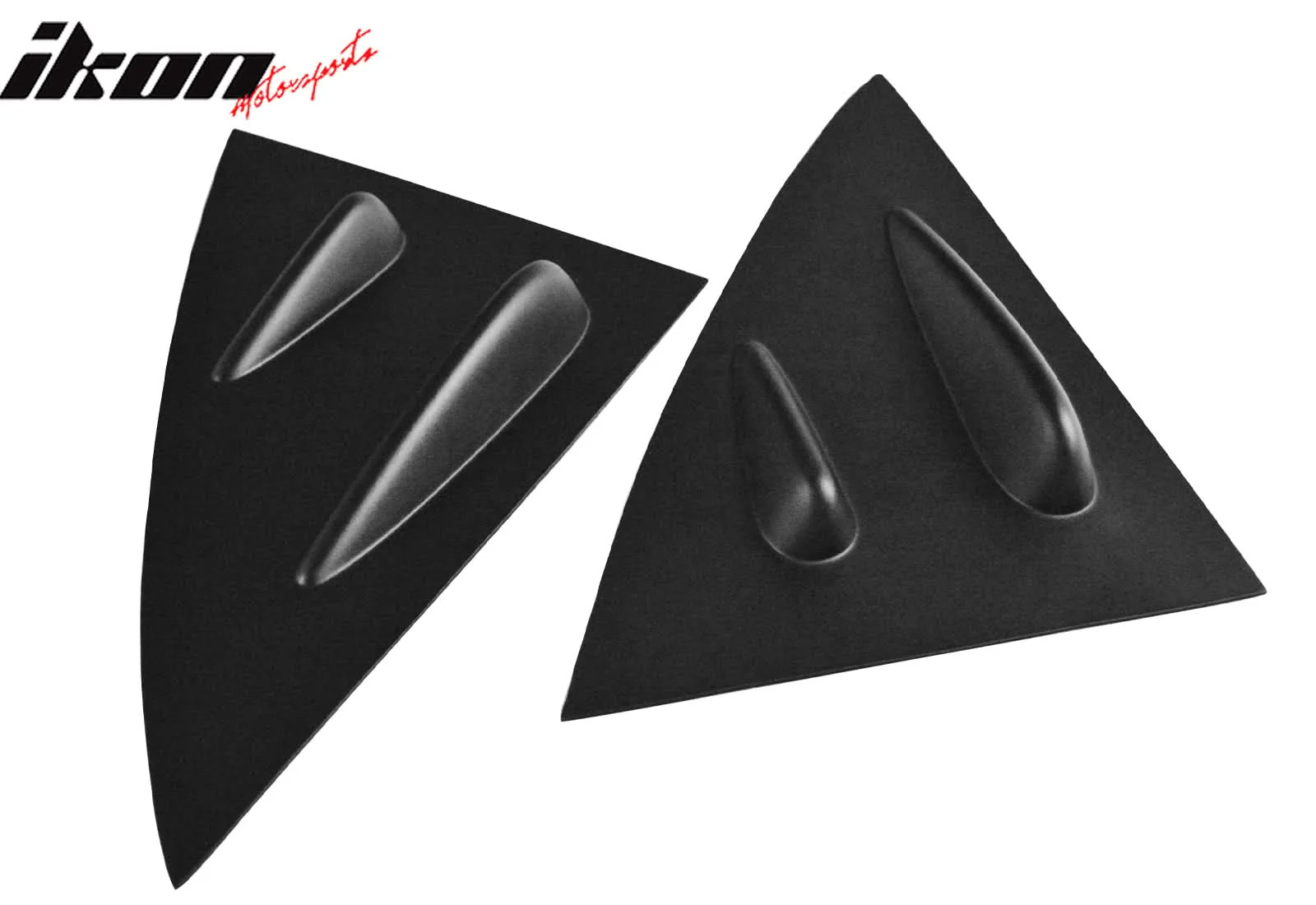 2014-2019 Benz W117 C117 CLS-Class 4Dr Matte Black Side Window Louvers - Image 4