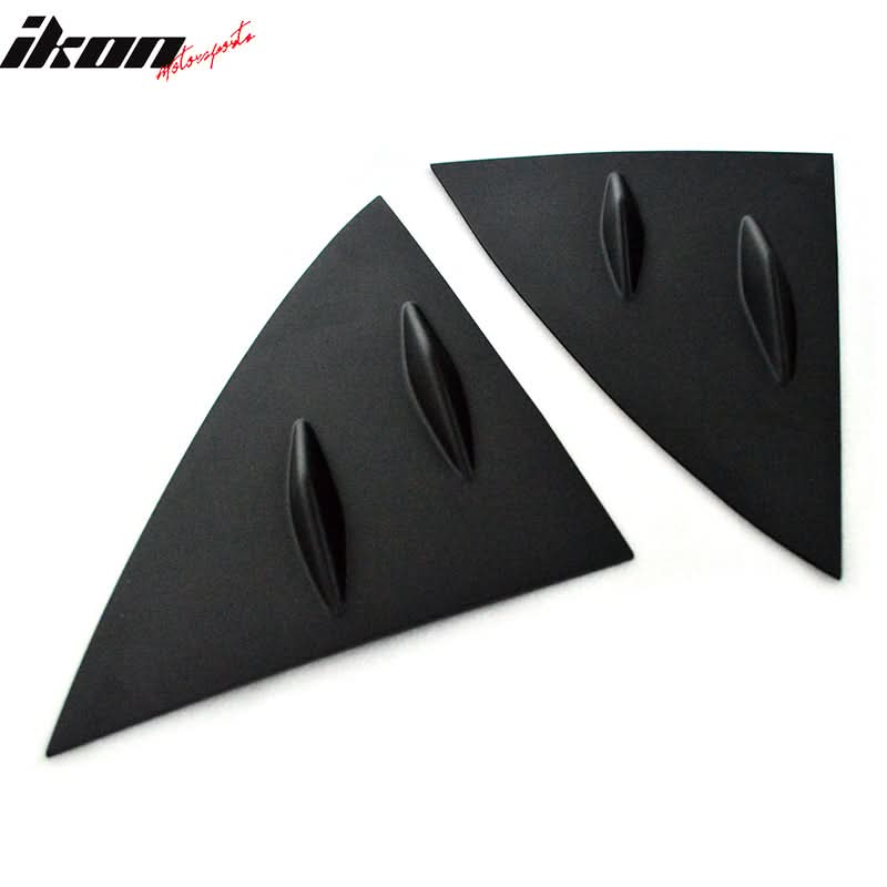 2014-2019 Benz W117 C117 CLS-Class Sedan Unpainted Side Window Louvers - Image 3
