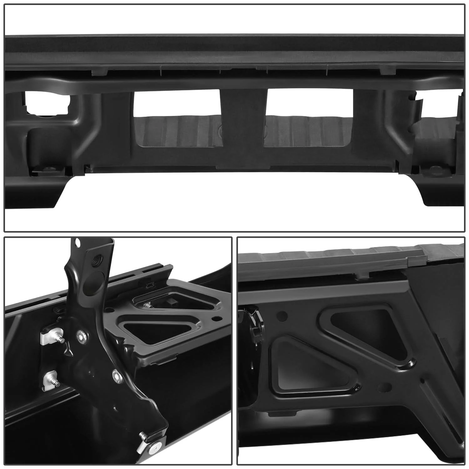2014-2019 Chevrolet Silverado 1500 Rear Step Bumper - Black - Image 2