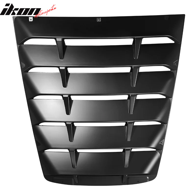 2014-2019 Chevy Corvette C7 Classic Style Side Rear Window Louvers ABS - Image 3