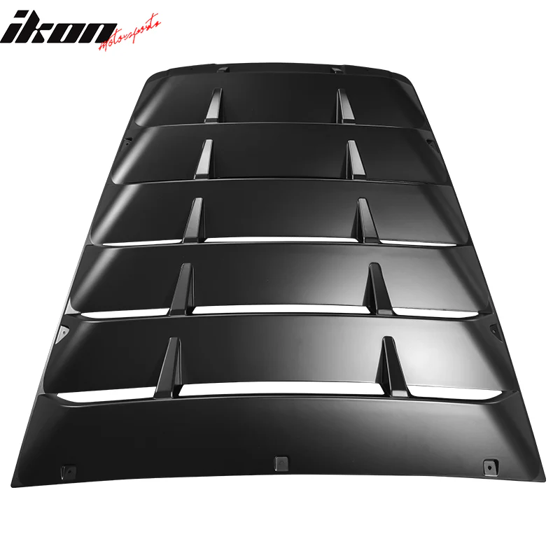 2014-2019 Chevy Corvette C7 Classic Style Side Rear Window Louvers ABS - Image 5