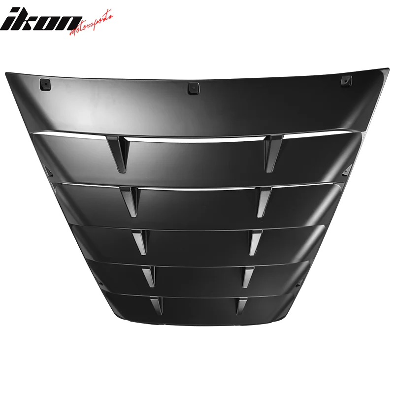 2014-2019 Chevy Corvette C7 Classic Style Side Rear Window Louvers ABS - Image 7