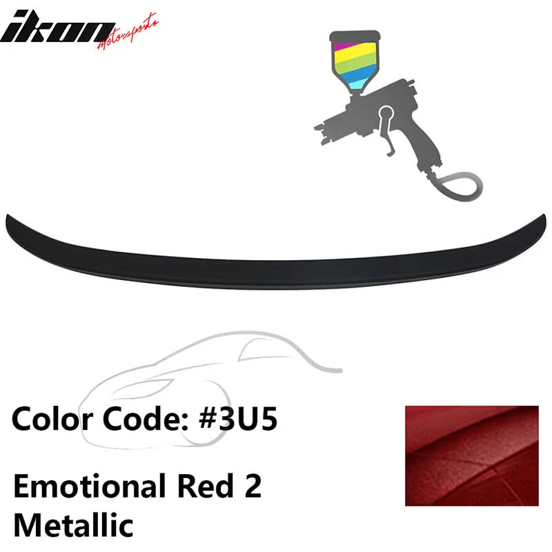 2014-2019 Toyota Corolla OE Style Rear Trunk Spoiler Wing Lip ABS - Image 66