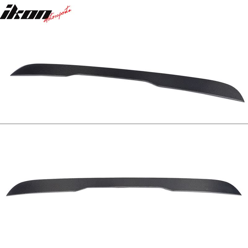2014-2020 Benz W222 S Class JC Style Rear Roof Spoiler Carbon Fiber - Image 4