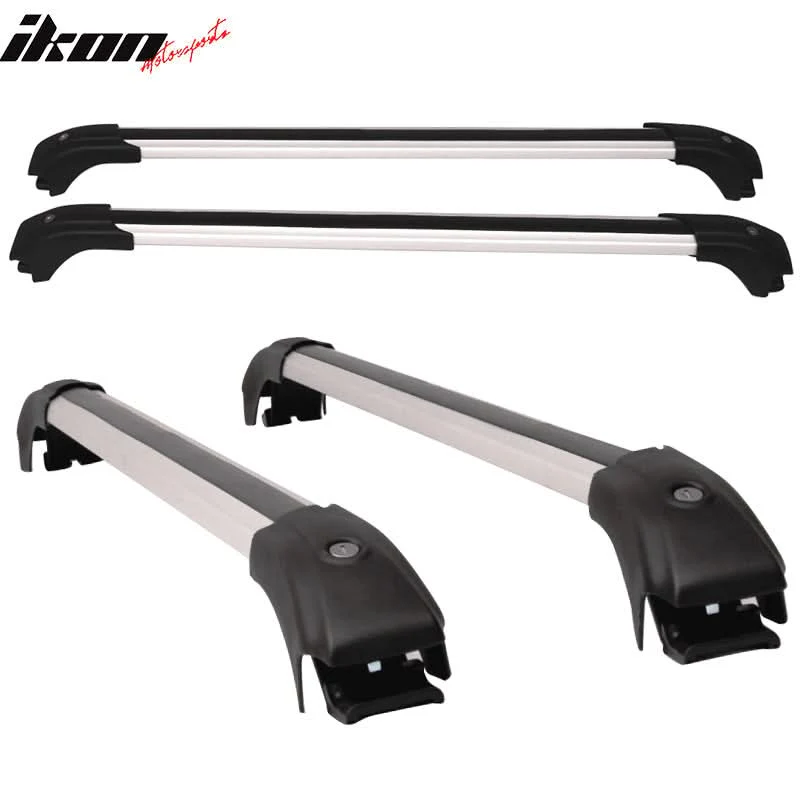 2014-2020 Nissan Rogue OE Luxury Black Roof Rack Cross Bar Aluminum - Image 6