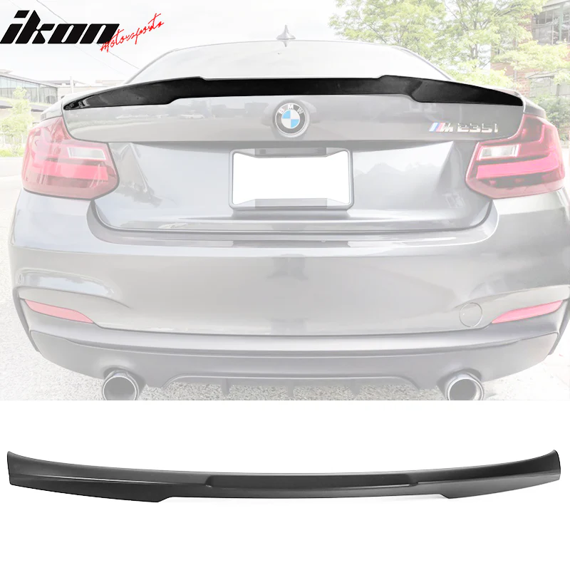 2014-2021 BMW 2 Series F22 Coupe 2 Door M4 Style Trunk Spoiler ABS - Image 4