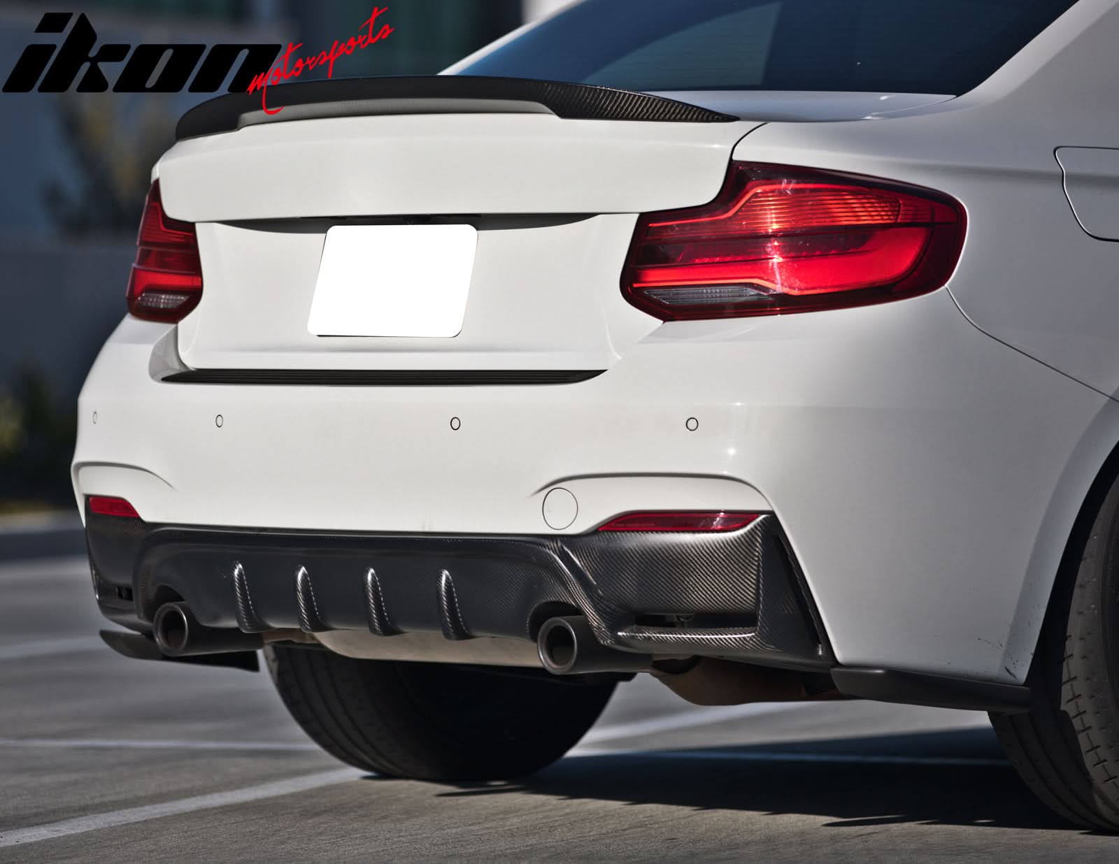 2014-2021 BMW F22 2-Series 2DR Rear Bumper Aprons Unpainted Valance - Image 3