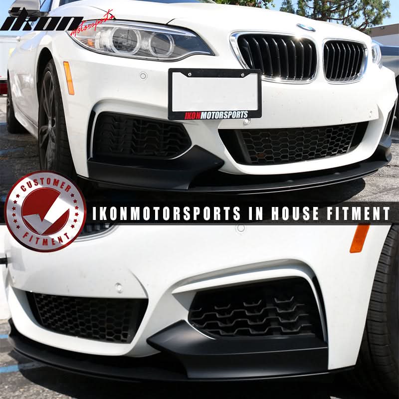 2014-2021 BMW F22 2 Series MTech Performance Style Front Bumper Lip PP - Image 2