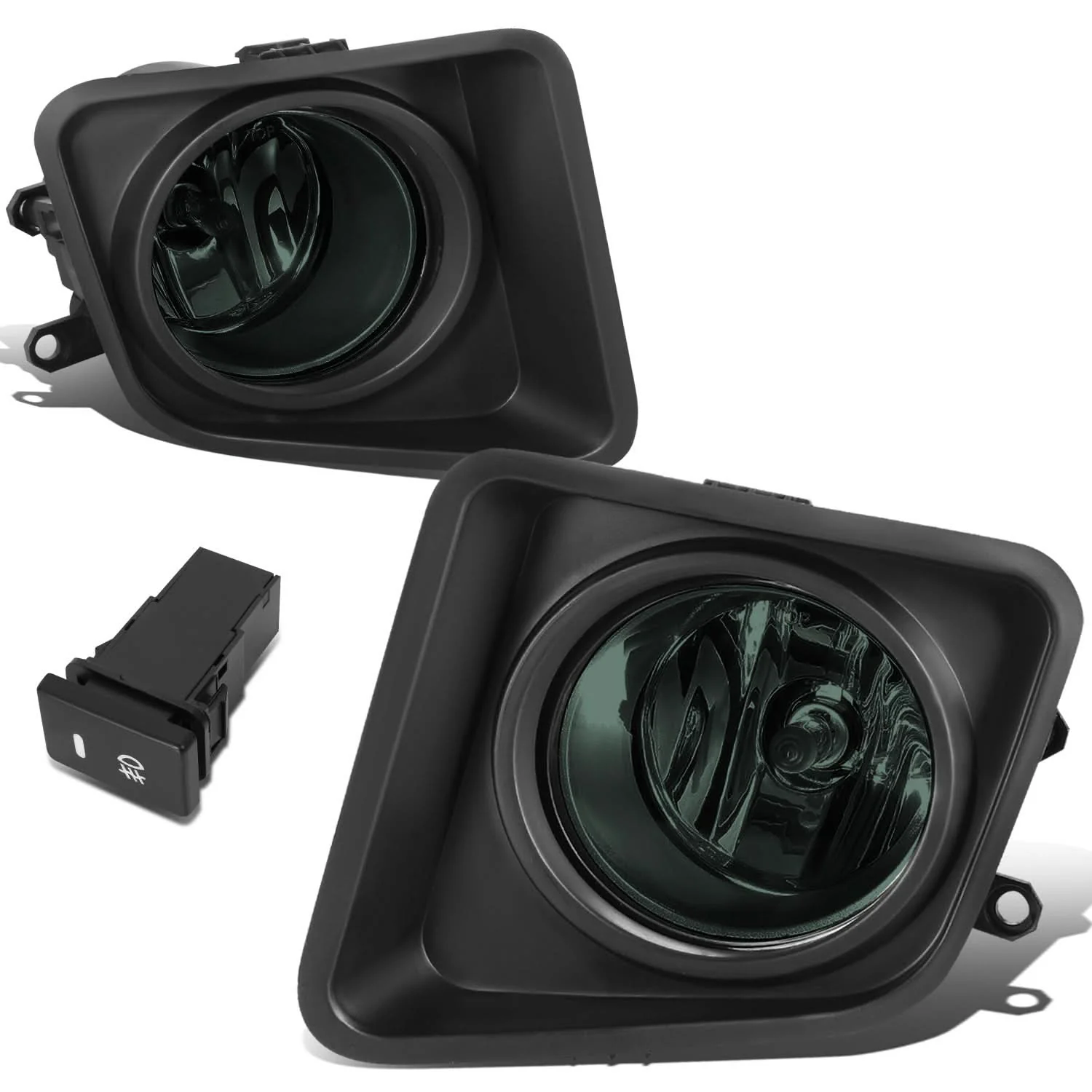 2014-2021 Toyota Tundra Smoked Fog Lights with Switch & Wiring - Image 3