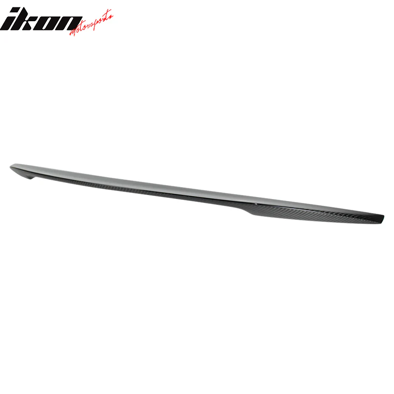 2014-2022 Infiniti Q50 Sedan 4Dr P Style Carbon Fiber CF Trunk Spoiler