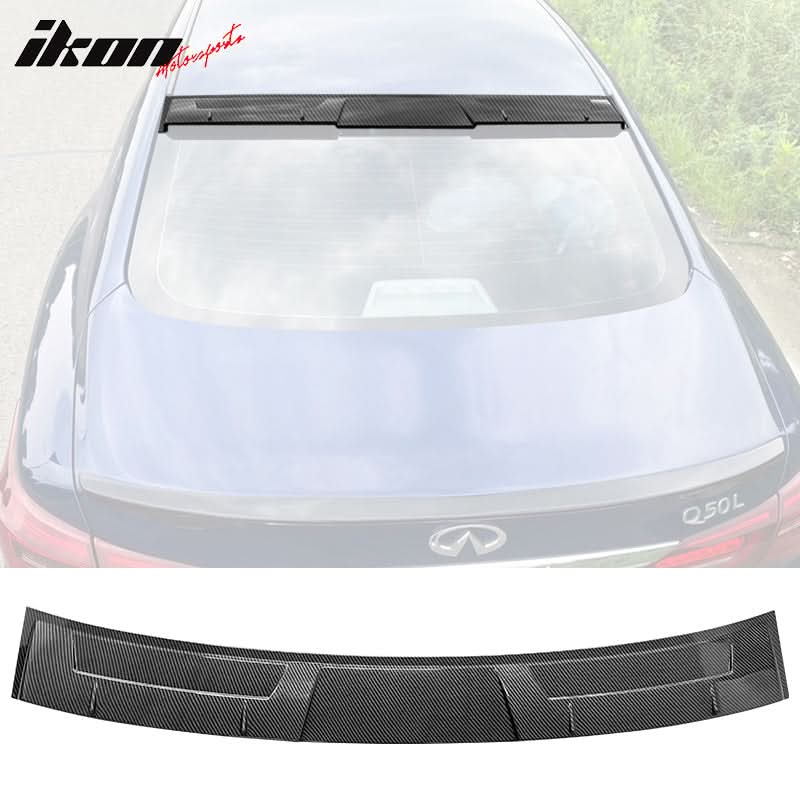 2014-2022 Infiniti Q50 V Style Rear Roof Spoiler Wing PP - Image 11