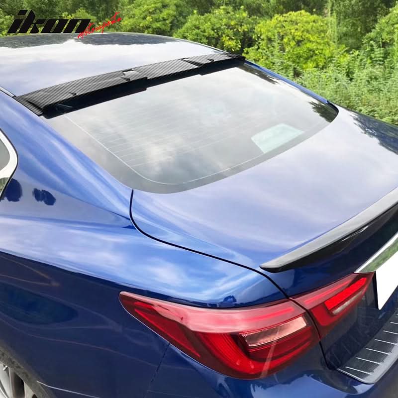 2014-2022 Infiniti Q50 V Style Rear Roof Spoiler Wing PP - Image 2