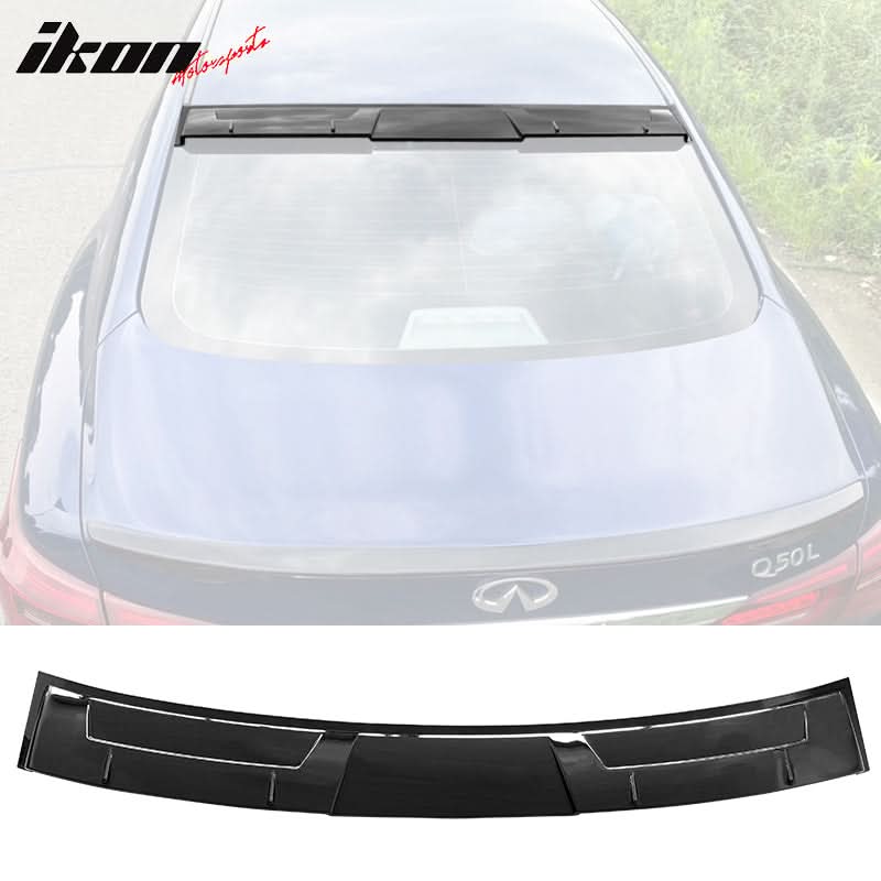 2014-2022 Infiniti Q50 V Style Rear Roof Spoiler Wing PP - Image 7
