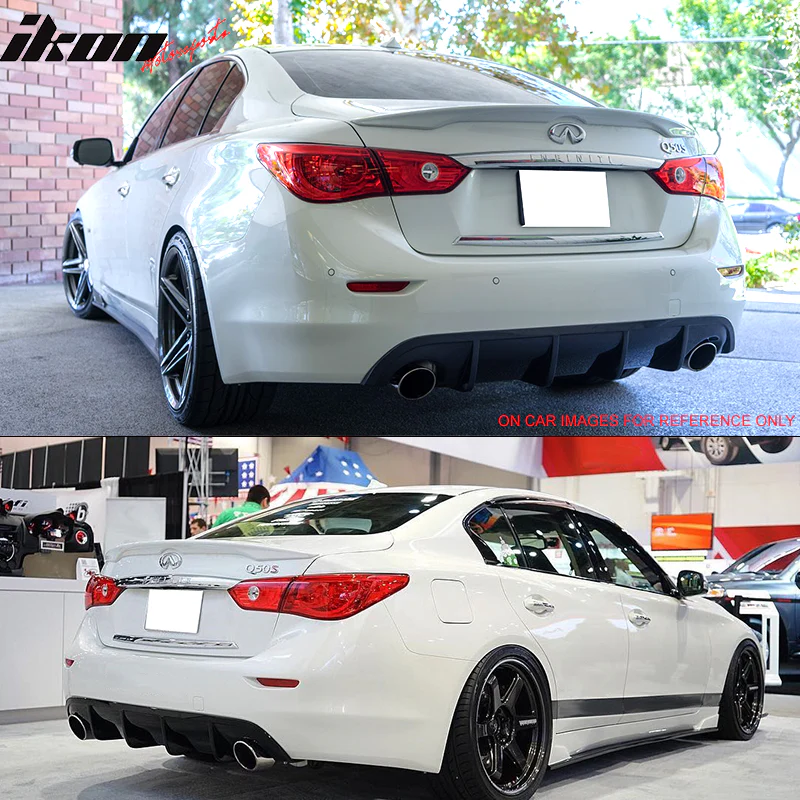 2014-2024 Infiniti Q50 Sedan OE Trunk Spoiler ABS - Image 4