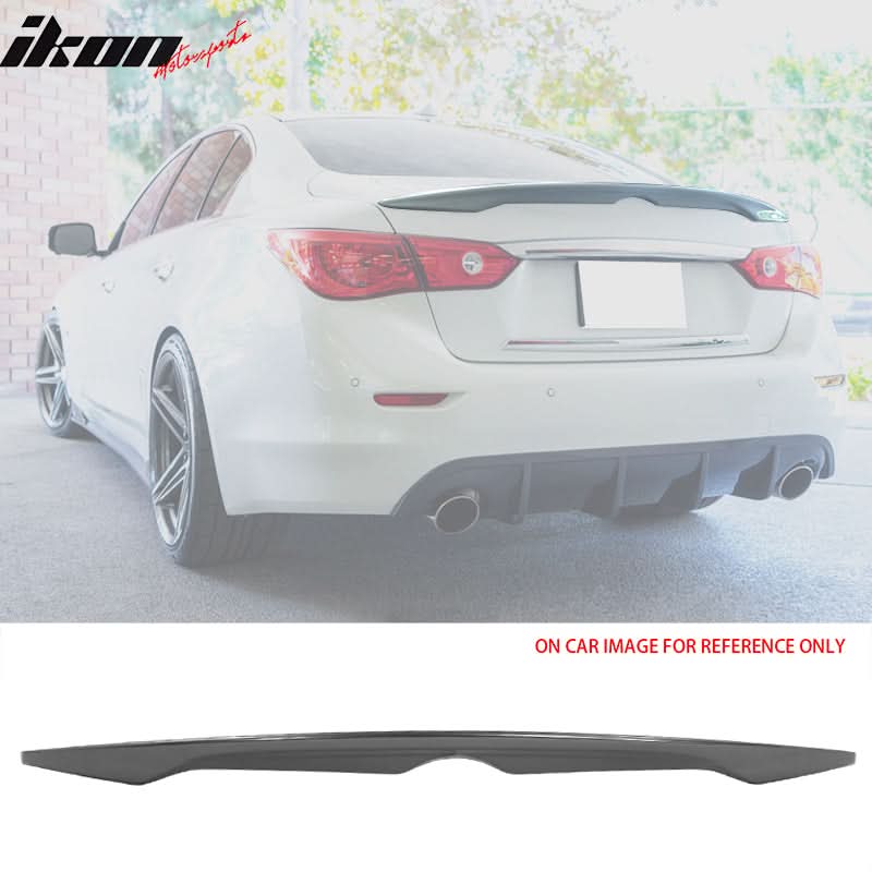 2014-2024 Infiniti Q50 Sedan OE Trunk Spoiler ABS - Image 9